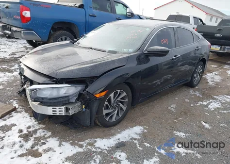 2016 Honda Civic Ex from USA, damaged, VIN 19XFC2F7XGE233628